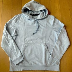 Theory Men’s Hoodie Sweatshirt Light Blue Suze XL